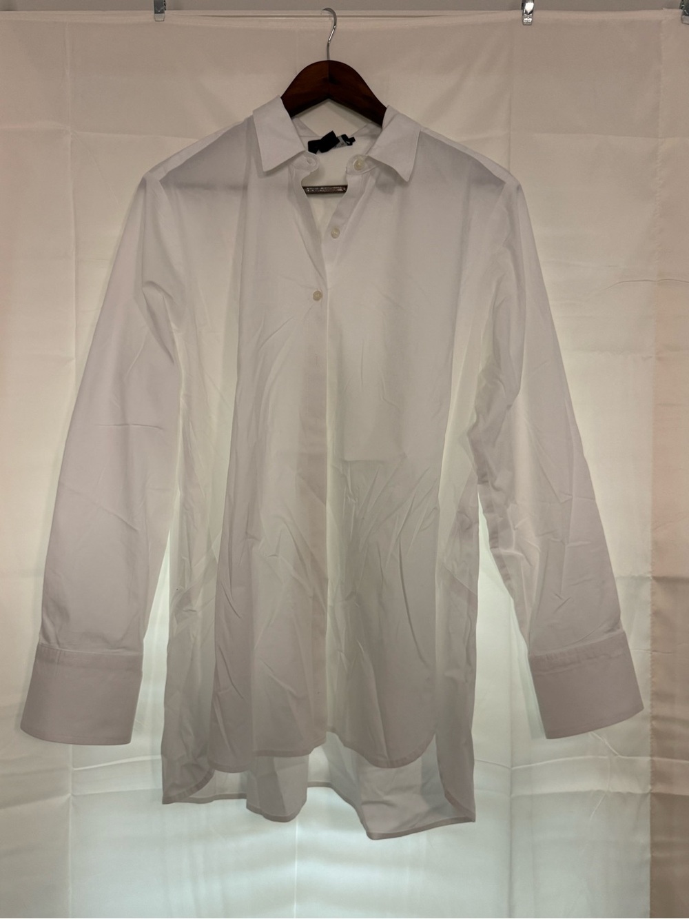 Hatch White Long-Sleeve Dress Shirt